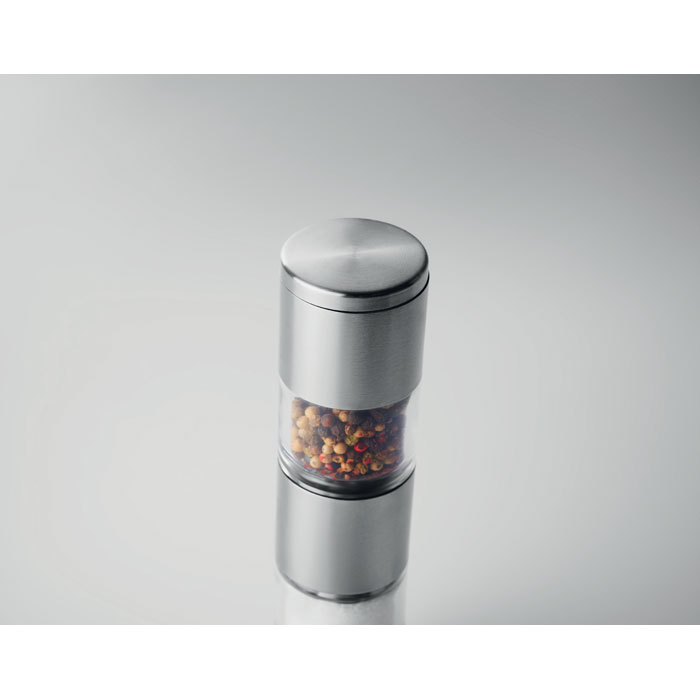 Мельница 2 в 1, тускло-серебряный-2