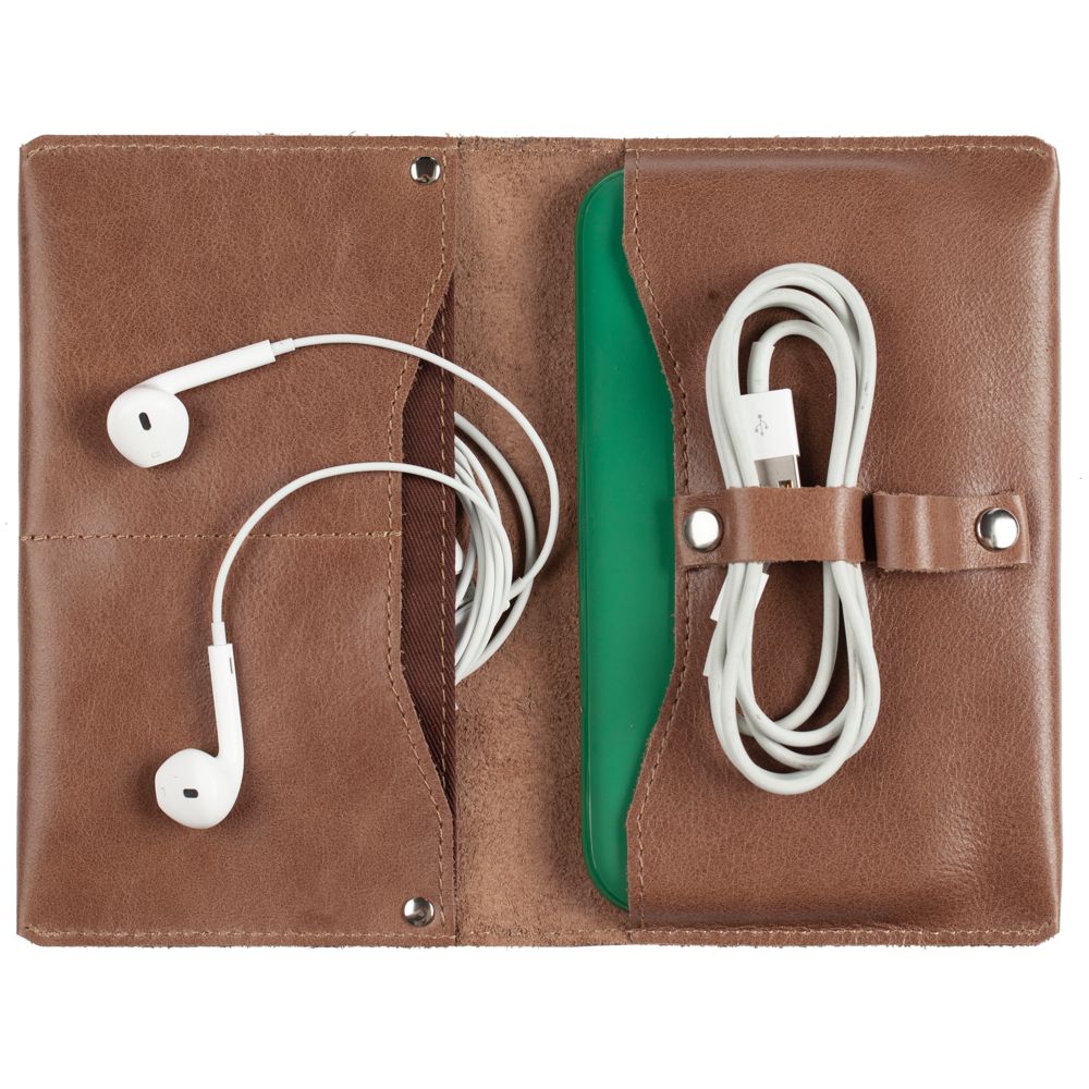 Органайзер для зарядных устройств Apache, коричневый (какао)-4