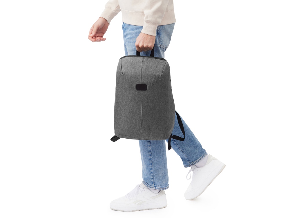 Рюкзак с защитой от краж Phantom Mini, серый-11