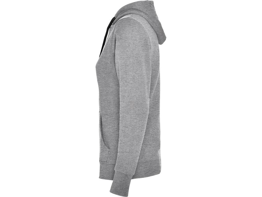 Толстовка с капюшоном Urban женская, серый/черный-2