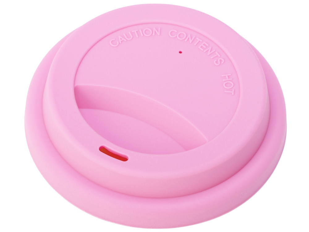 Стакан с силиконовой крышкой Cafe, dust pink-3
