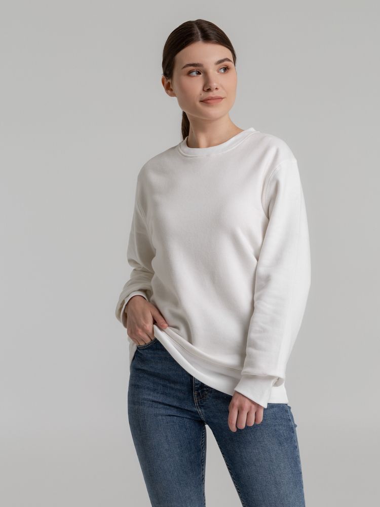 Свитшот унисекс King, белый-6