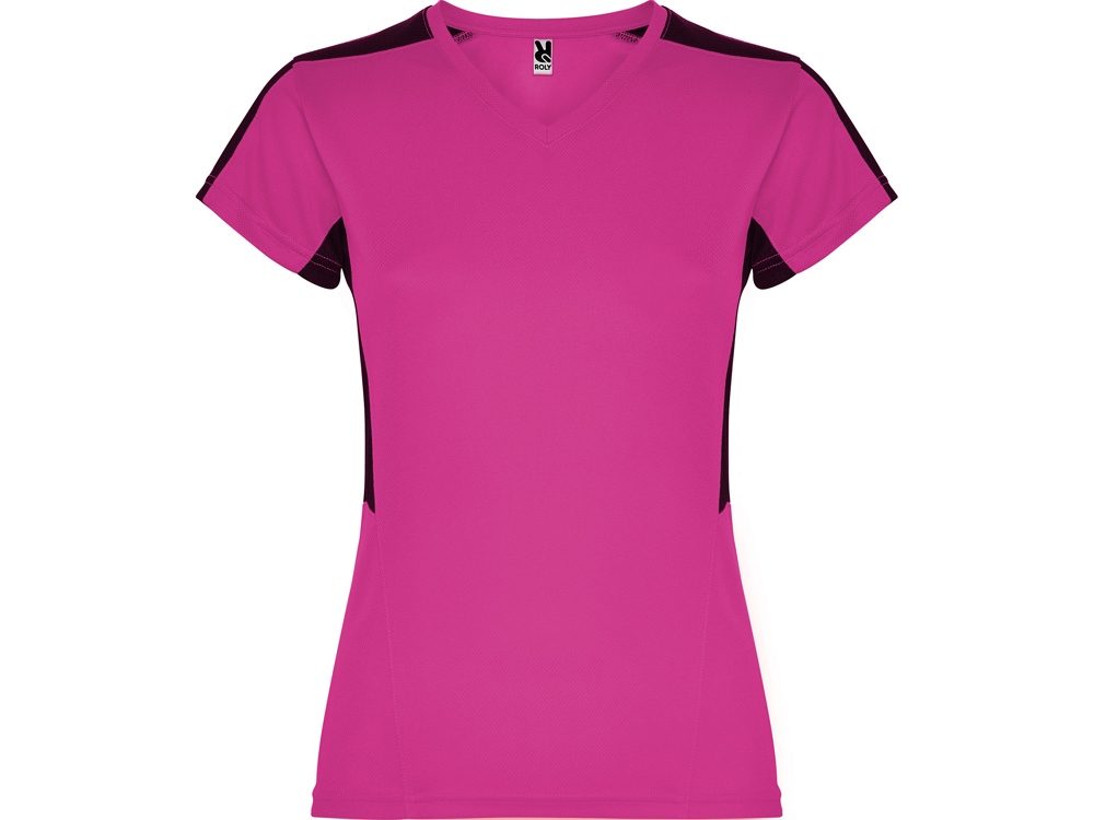 Футболка Suzuka женская, яркая фуксия /черный-0
