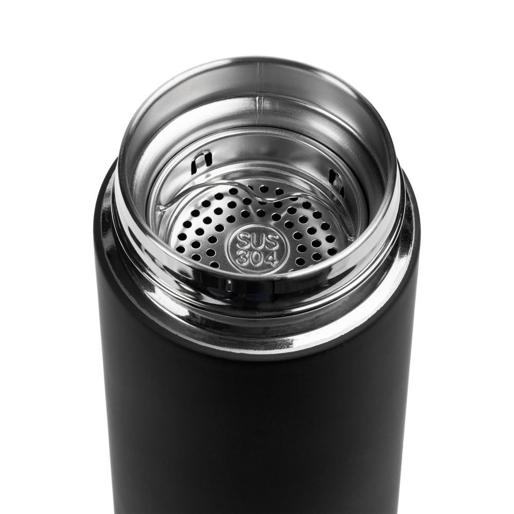 Термос с ситечком Percola, черный-2