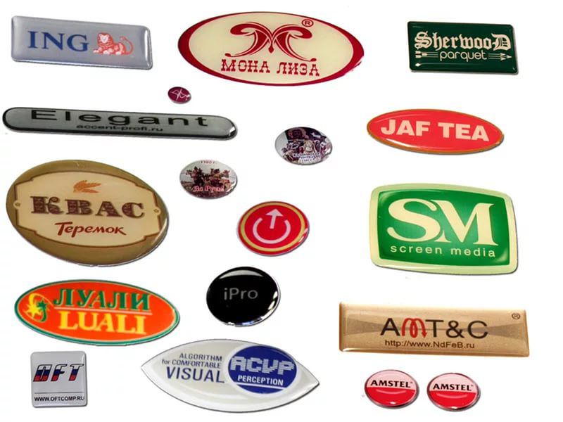 Объемные наклейки под смолой Sticker Pack на заказ-2