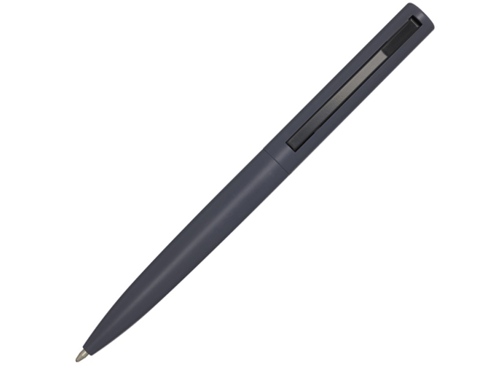 Juana шариковая ручка из переработанного алюминия - Сумеречный серый, черные чернила-0