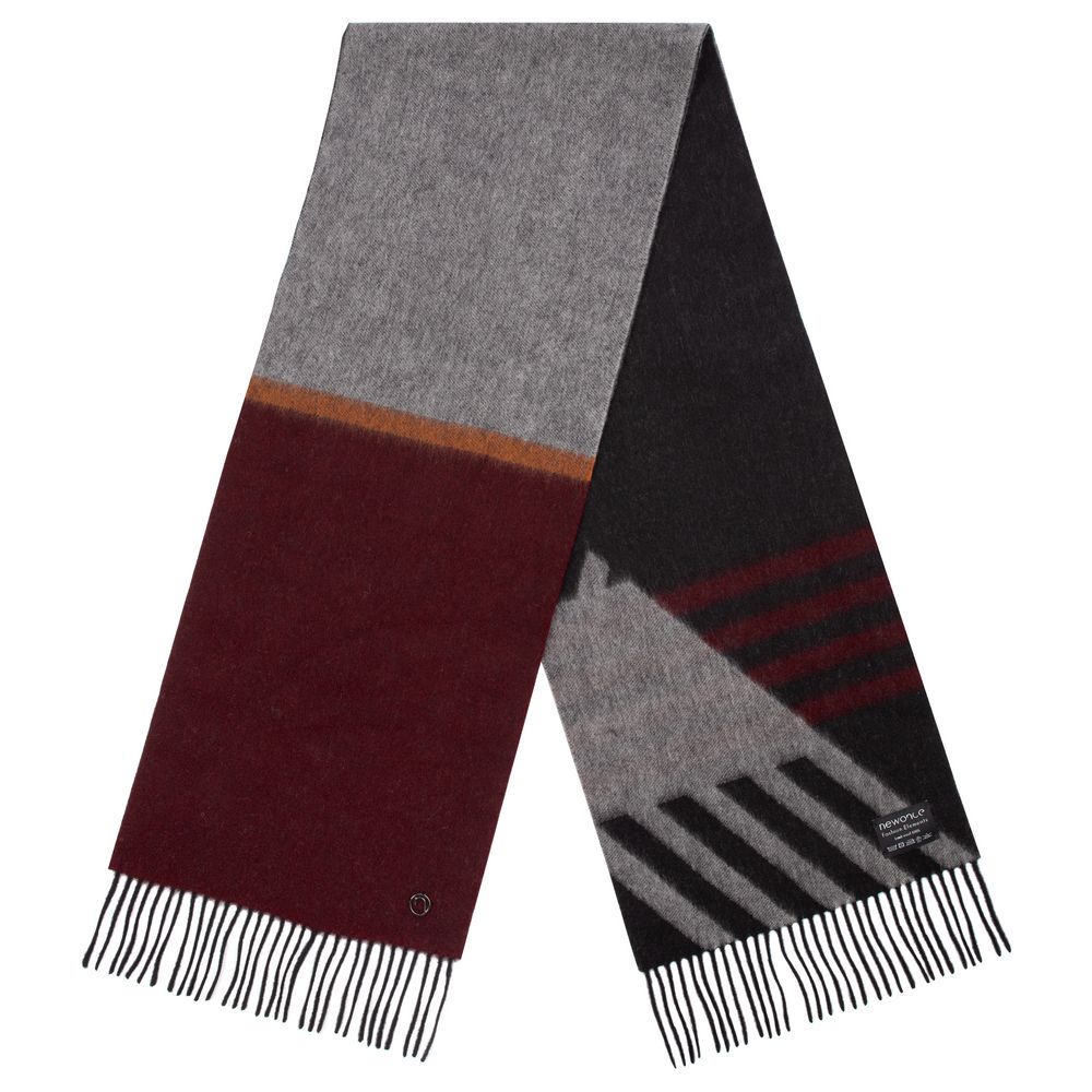 Шарф Charming, коричневый с оранжевым-1