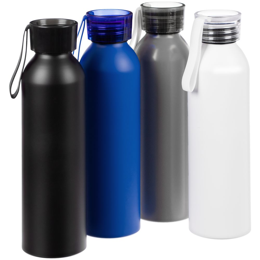 Бутылка для воды Brooke, матовая белая-2