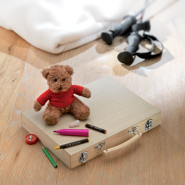 Набор для рисования, древесный-10