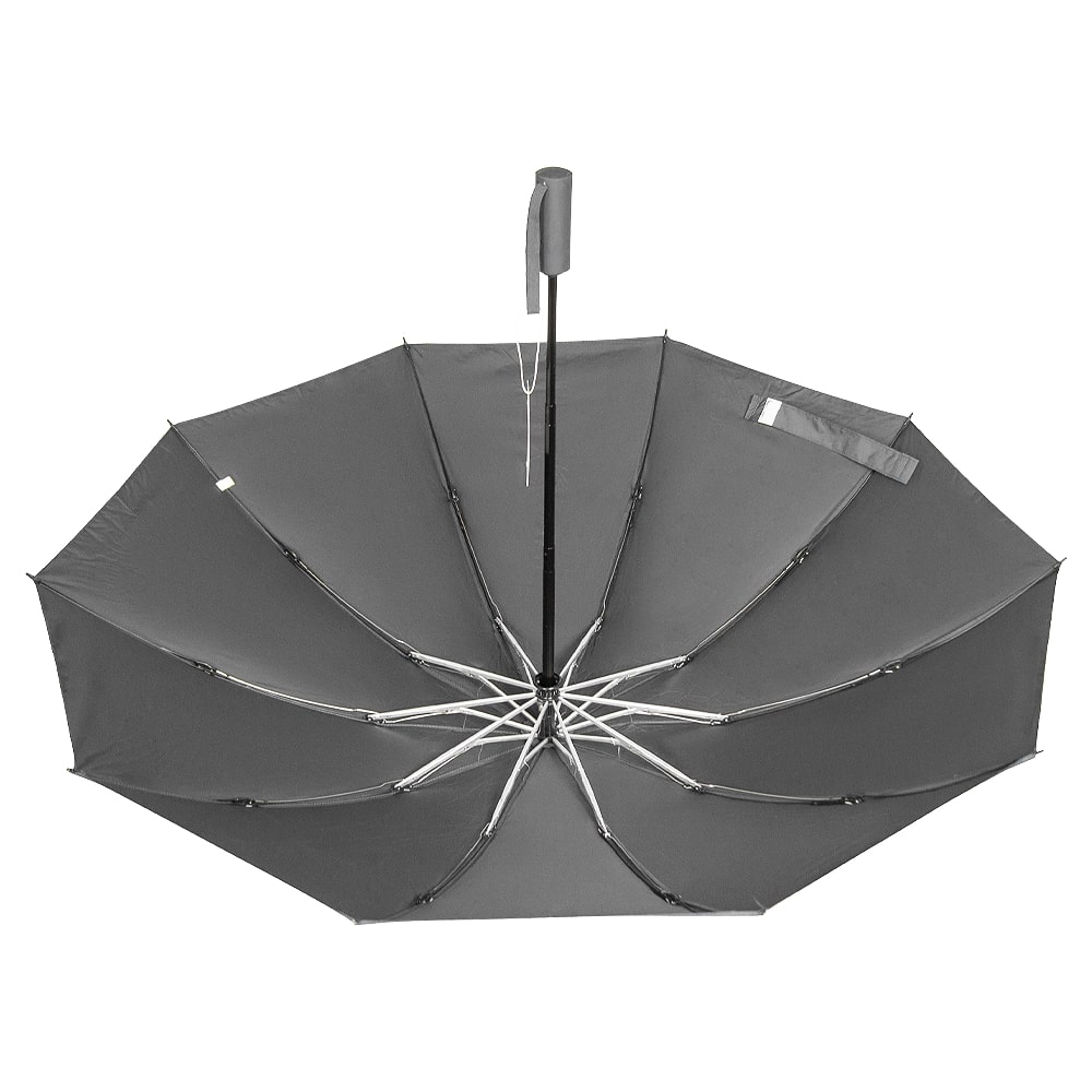 Зонт складной автоматический обратного сложения Forest Liverpool Reverse Safeclosing, Серый-5