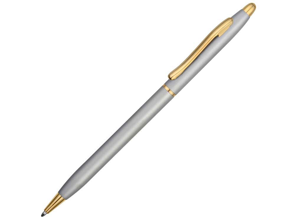 Ручка шариковая Женева серебристая-0