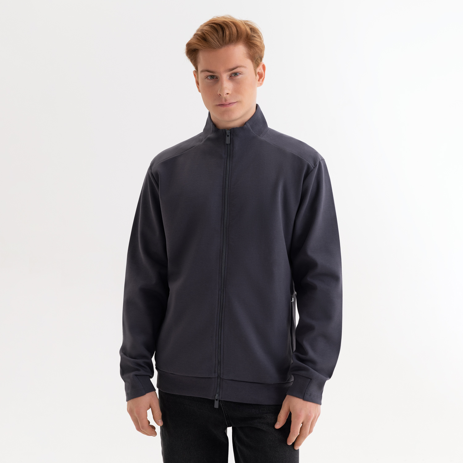 Толстовка на молнии ASTIN антрацит-0