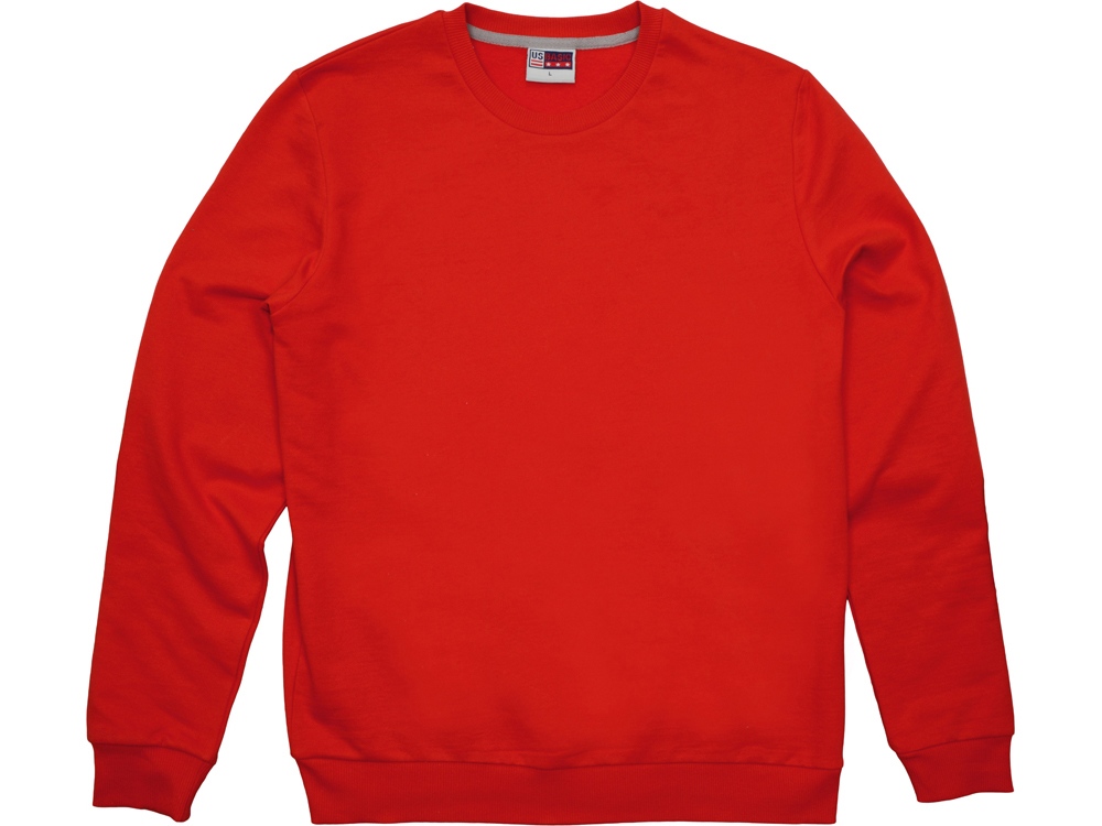 Свитшот Motion унисекс с начесом, красный-10