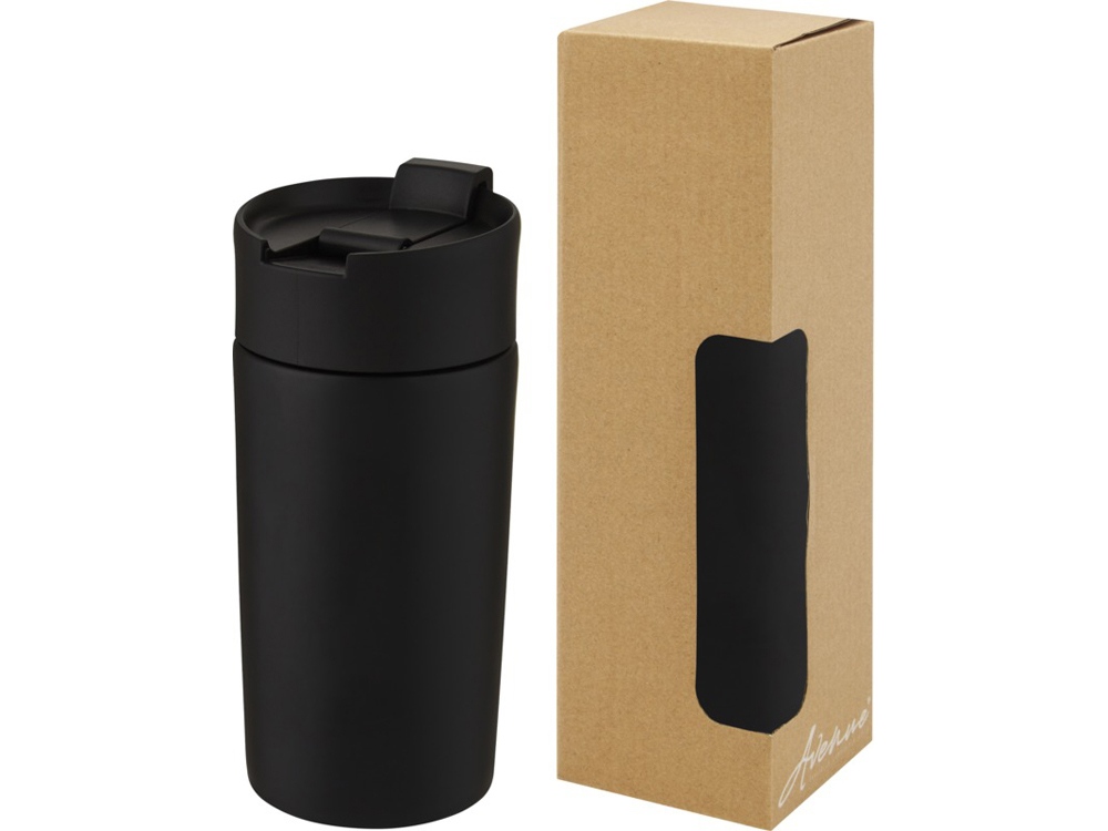 Jetta медный термостакан объемом 330 мл с вакуумной изоляцией, черный-0