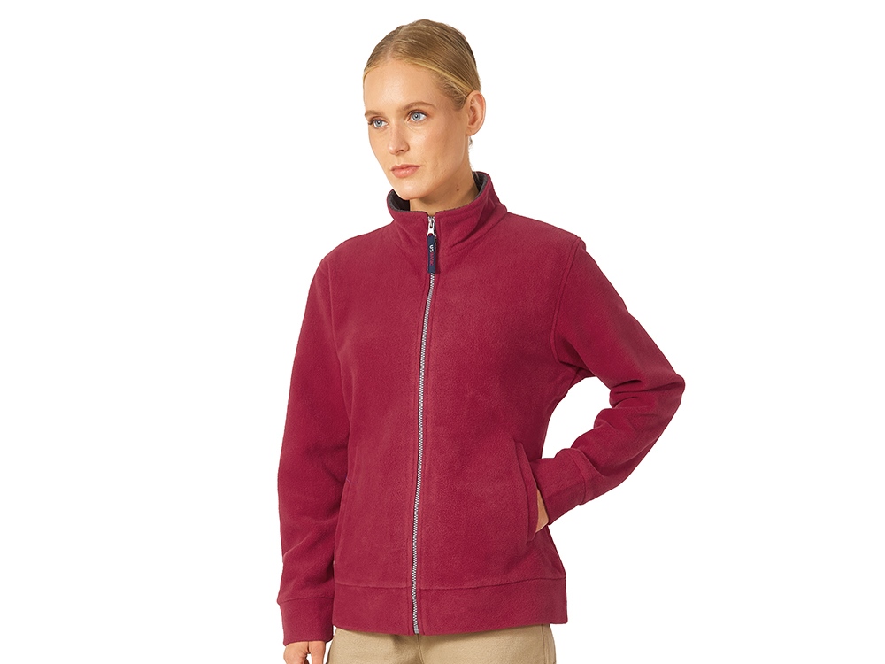 Куртка флисовая Nashville женская, красный/пепельно-серый-2