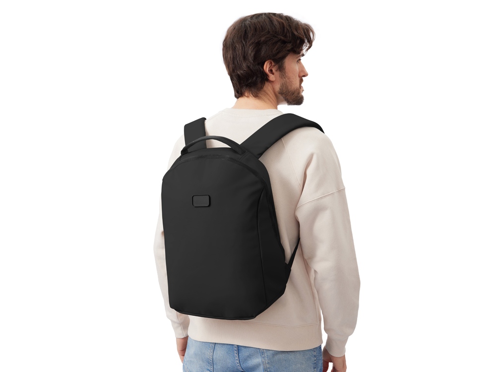 Рюкзак Sofit для ноутбука из экокожи, черный-17