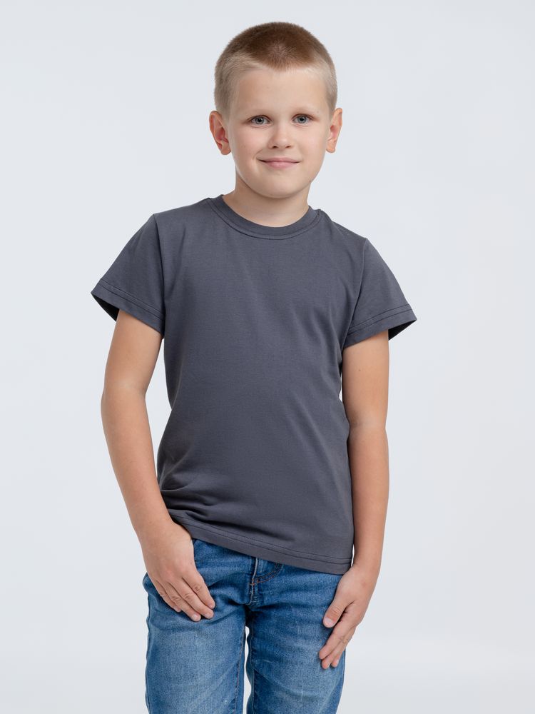 Футболка детская T-Bolka Kids, темно-серая (графит)-3
