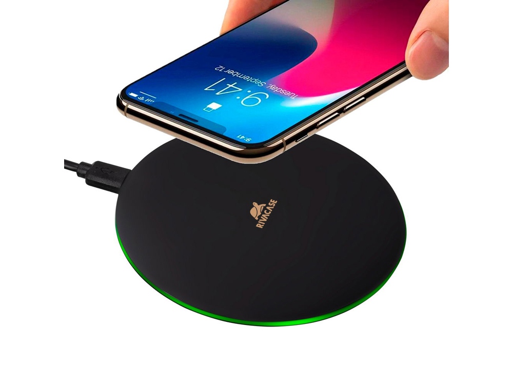 RIVACASE VA4908 беспроводное ЗУ черное 10W, 12/96-7