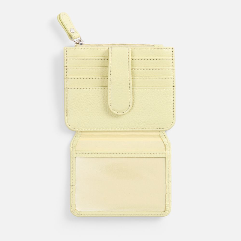 Картхолдер на молнии Unison, светло-зеленый-2