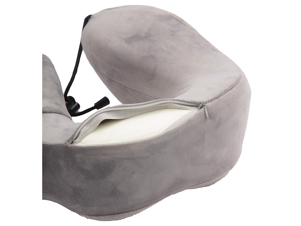 Подушка для путешествий с эффектом памяти Мемо Bluewinder Grey-4
