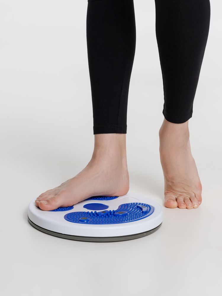 Диск здоровья вращающийся SpinTeam, белый с синим-2