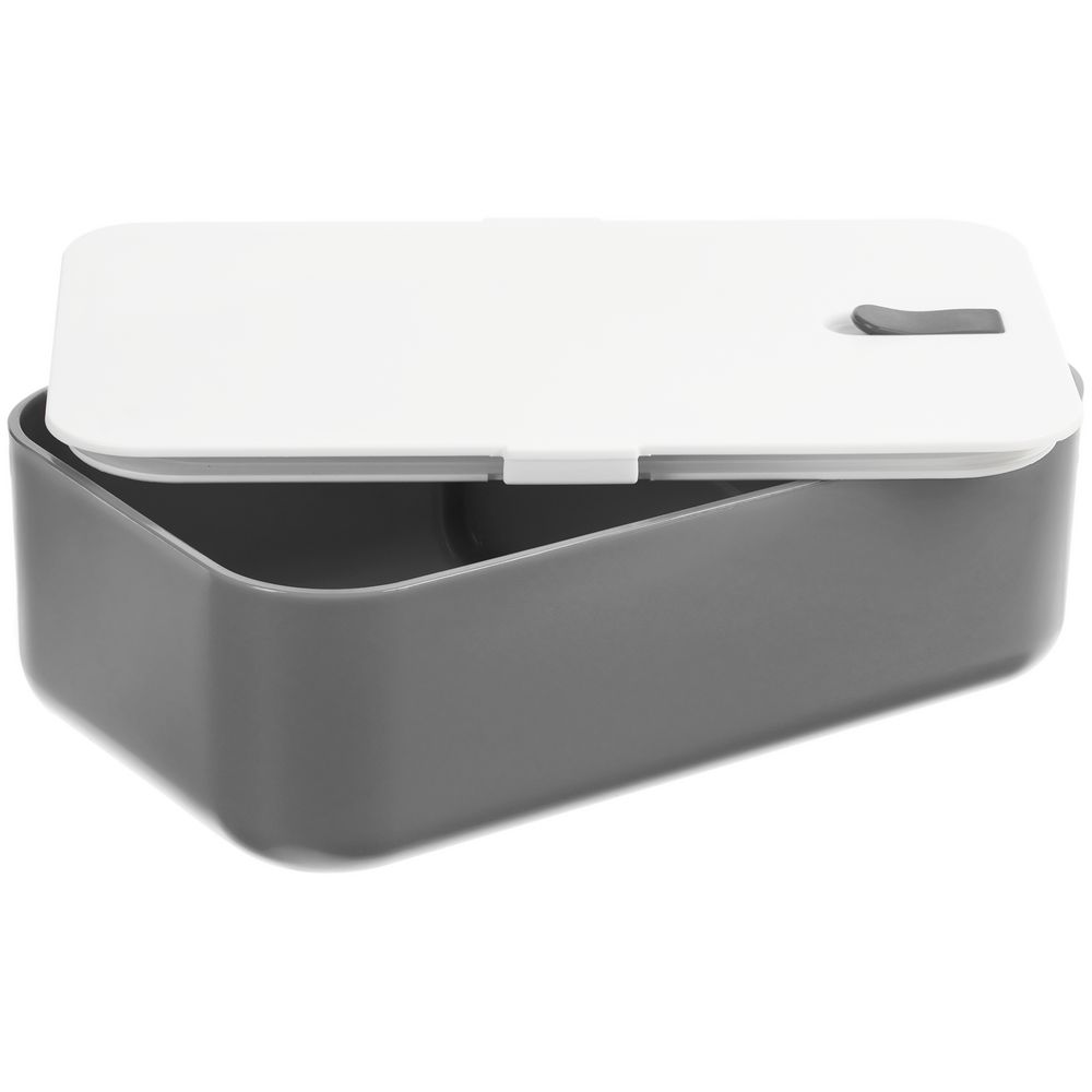 Ланчбокс Lunch Hour, белый с серым-3