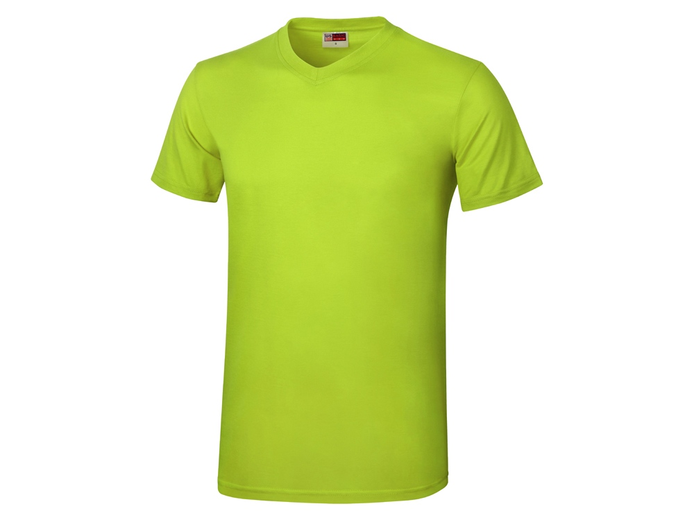 Футболка Heavy Super Club мужская с V-образным вырезом, зеленое яблоко-5
