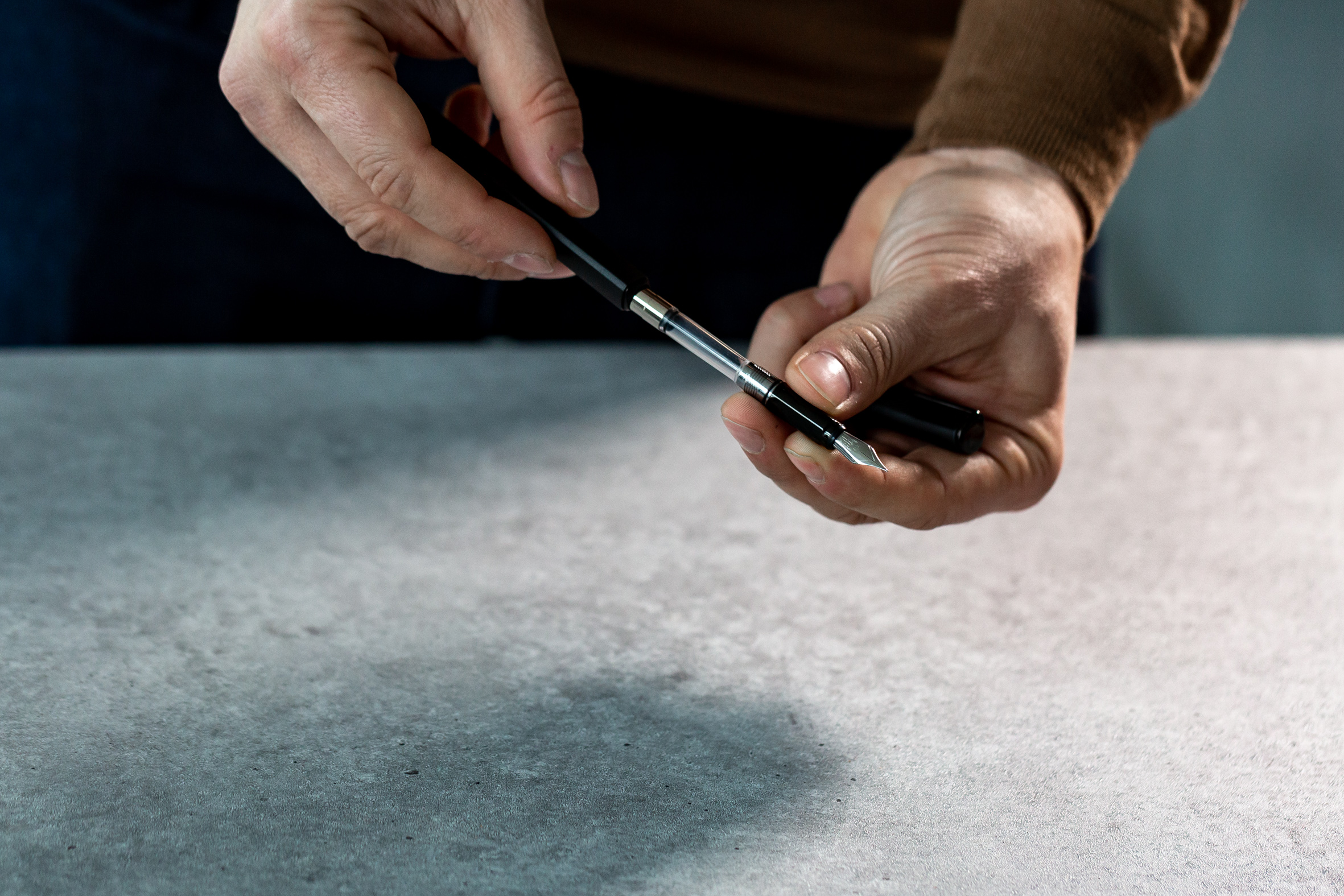 Перьевая ручка Pininfarina PF One SILVER /BLUE-13