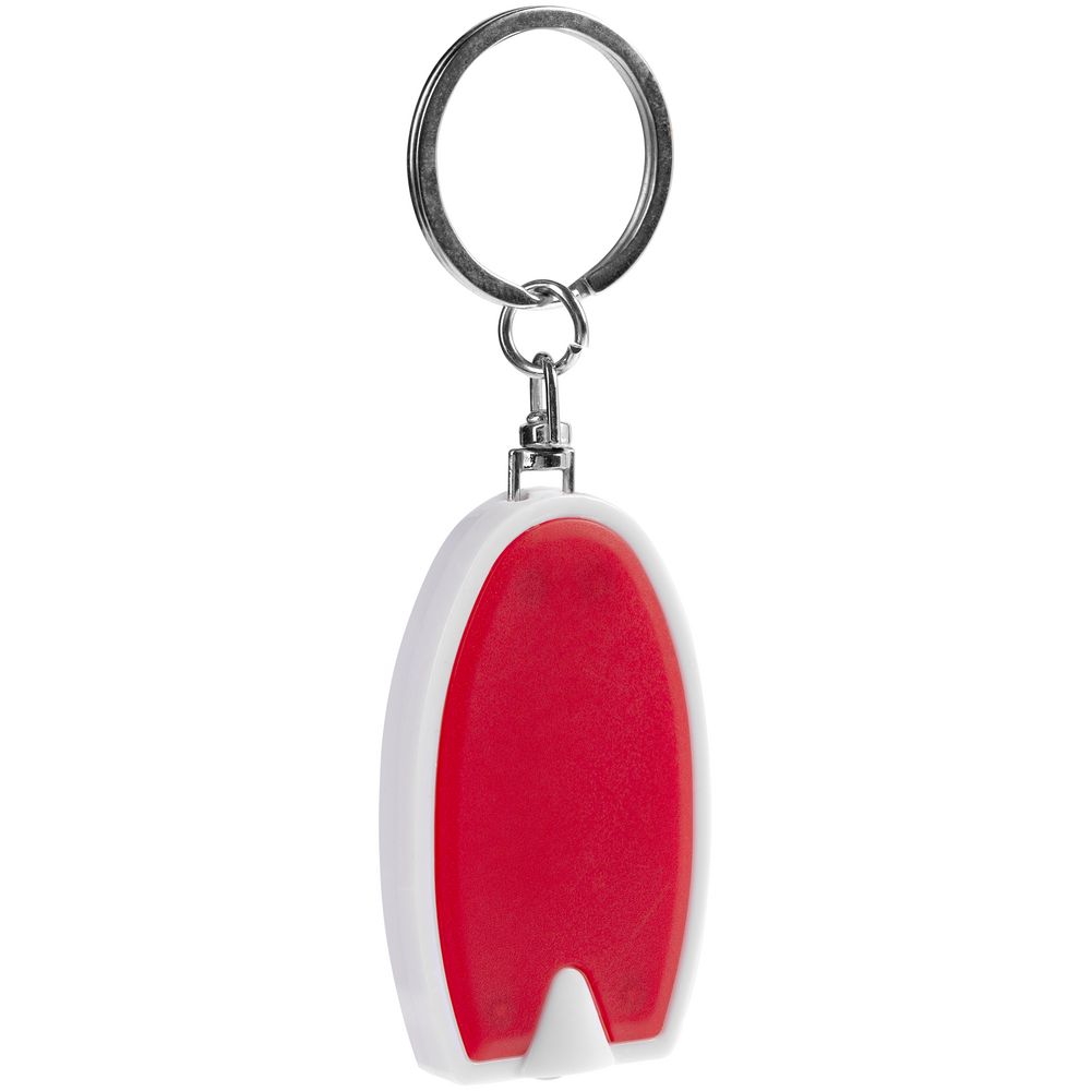 Брелок-фонарик Vivid, ver.2, красный с белым-1