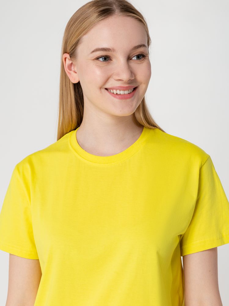Футболка унисекс T-Bolka 160, желтая-7