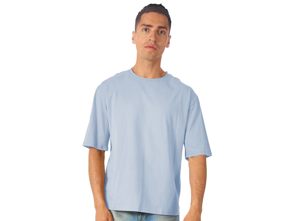 Футболка оверсайз Liyon унисекс, небесно-голубой-1