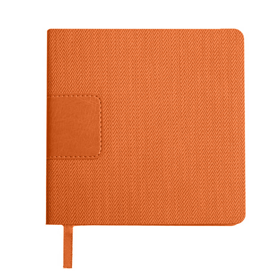 Ежедневник недатированный Scotty, А5-,  оранжевый, кремовый блок, без обреза, оранжевый-1