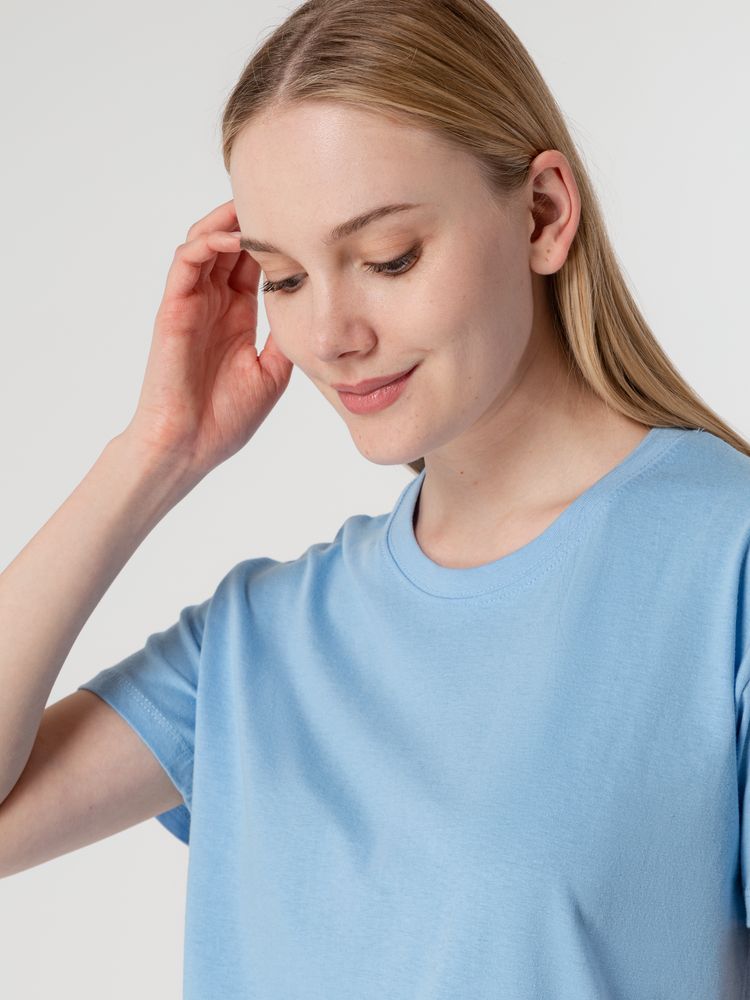 Футболка унисекс Regent 150, голубая-4