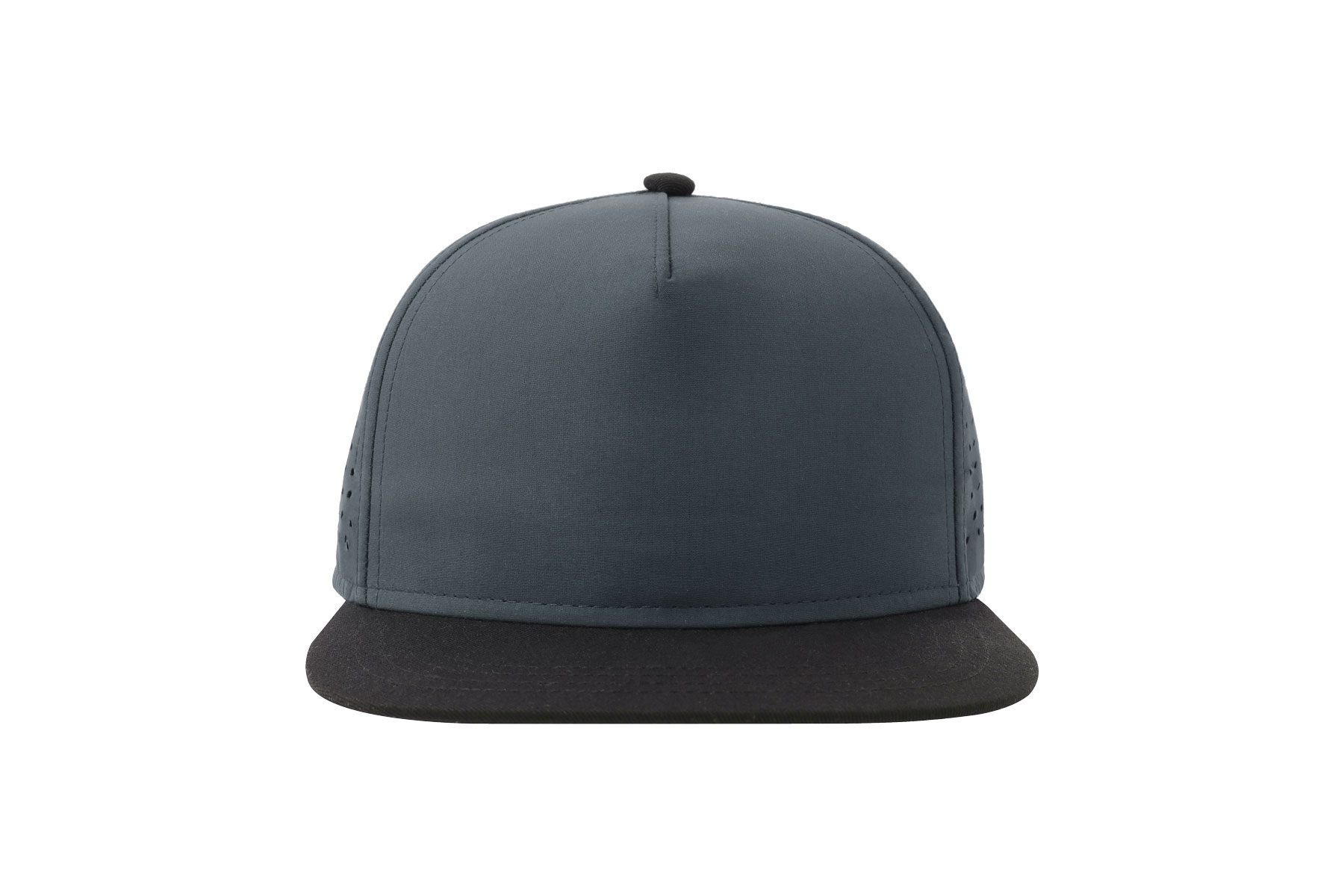 Бейсболка BANK FIVE-S, 5 клиньев, пластиковая застёжка, темно-синий, черный-6