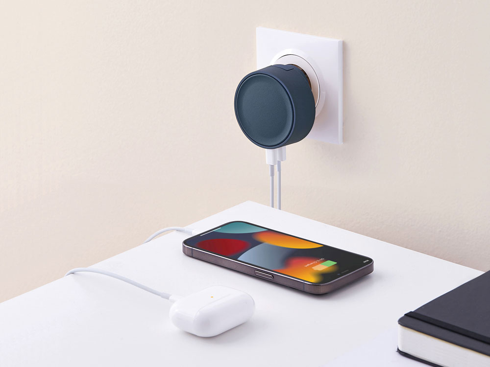 Адаптер питания USB Poweron, темно-синий-10