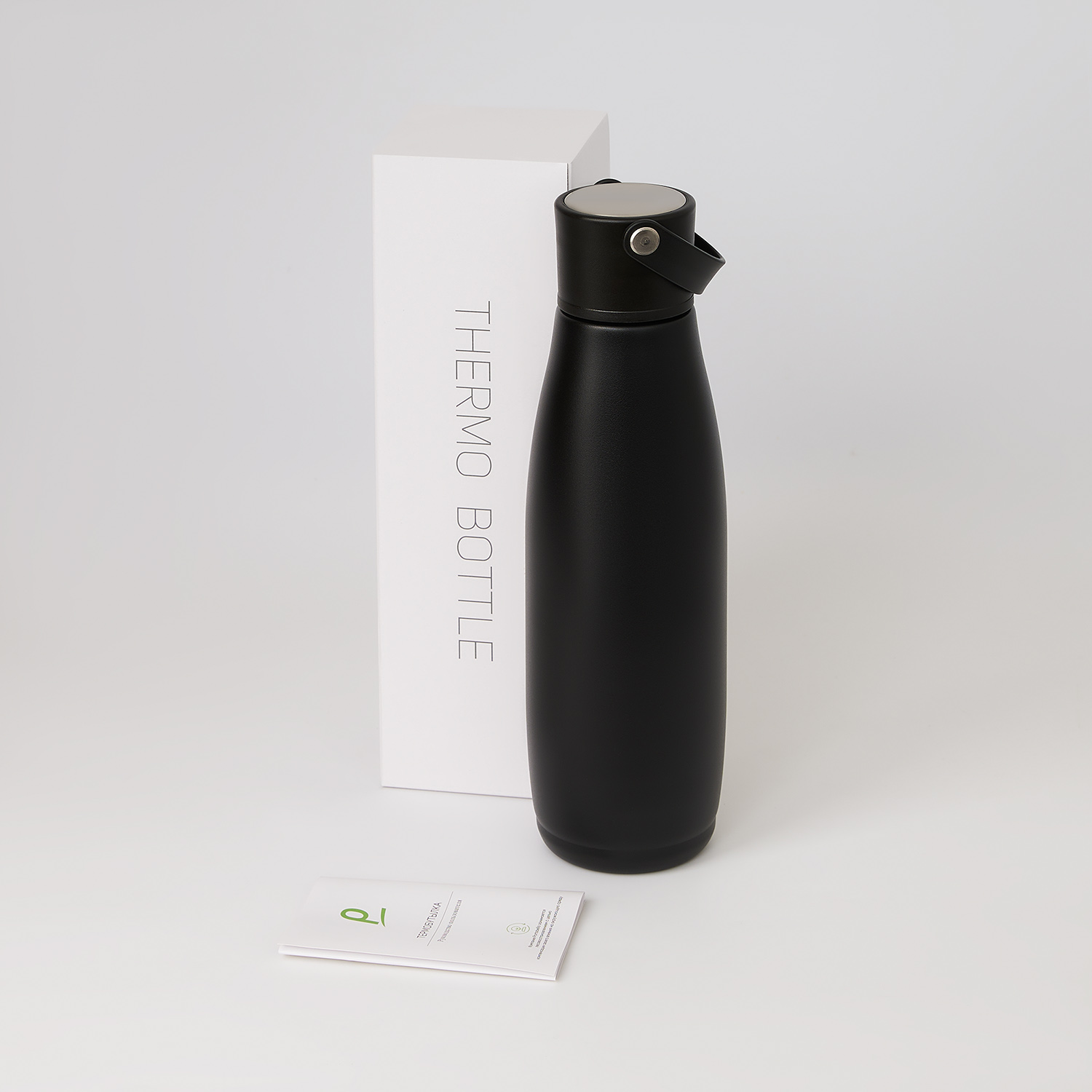 Термобутылка вакуумная герметичная Bosca, черная-14