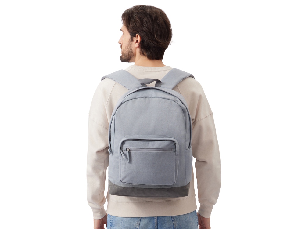 Рюкзак Shammy с эко-замшей для ноутбука 15, серый-10