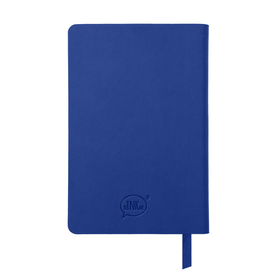 Бизнес-блокнот FUNKY, формат A6, в клетку, синий, серый-2