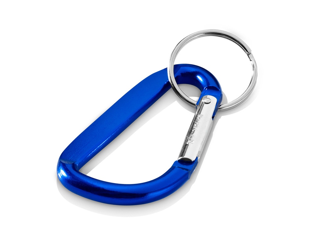 Карабин с брелоком, синий-0