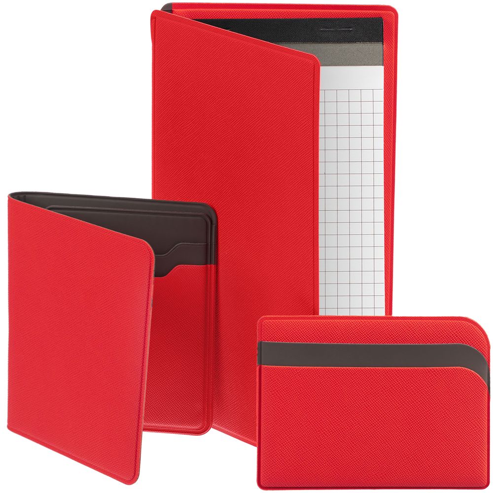 Чехол для карточек Dual, красный-2