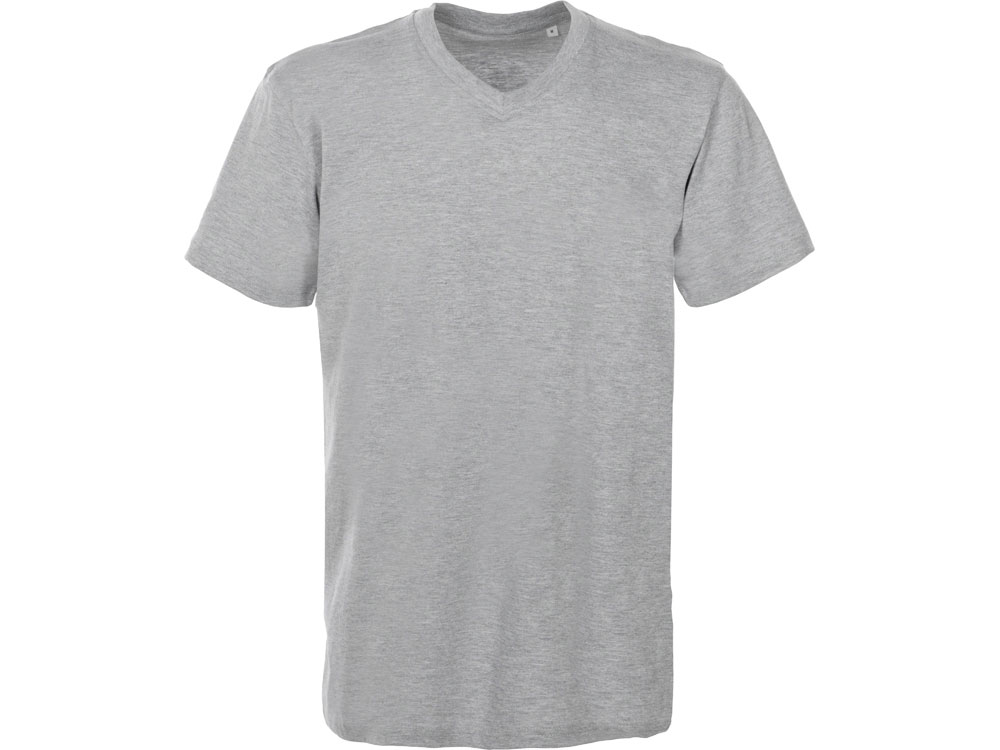 Футболка Heavy Super Club мужская с V-образным вырезом, серый меланж-7