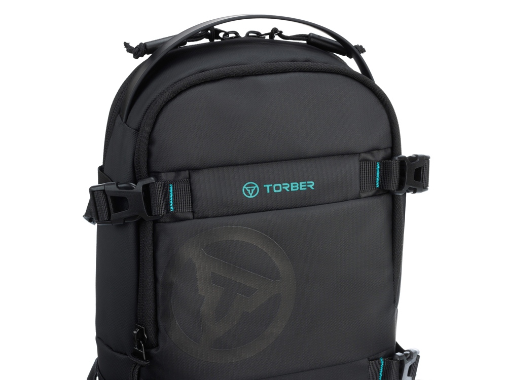 Рюкзак на одно плечо TORBER Xtreme, чёрный, 20 х 8 х 31 см, 5л-8