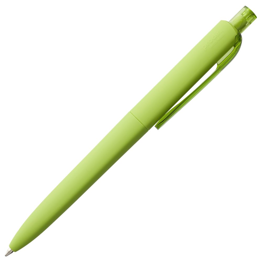 Ручка шариковая Prodir DS8 PRR-T Soft Touch, зеленая-1