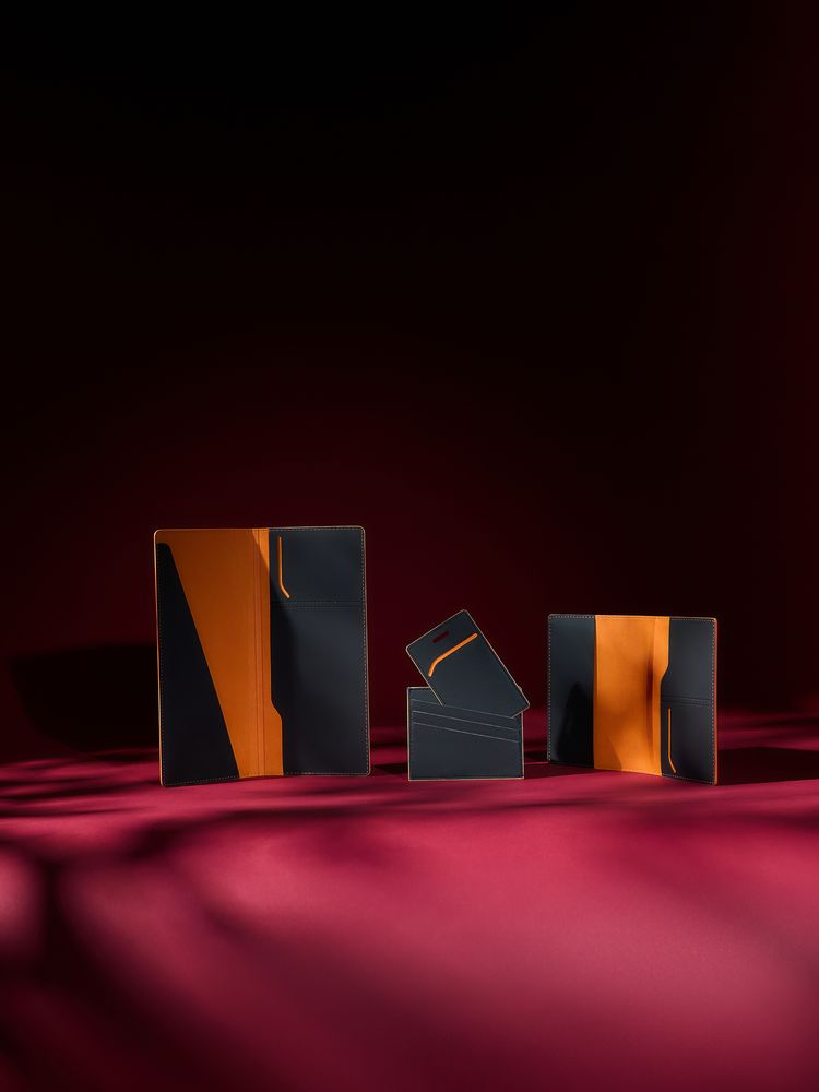 Дорожный органайзер Multimo, черный с оранжевым-3