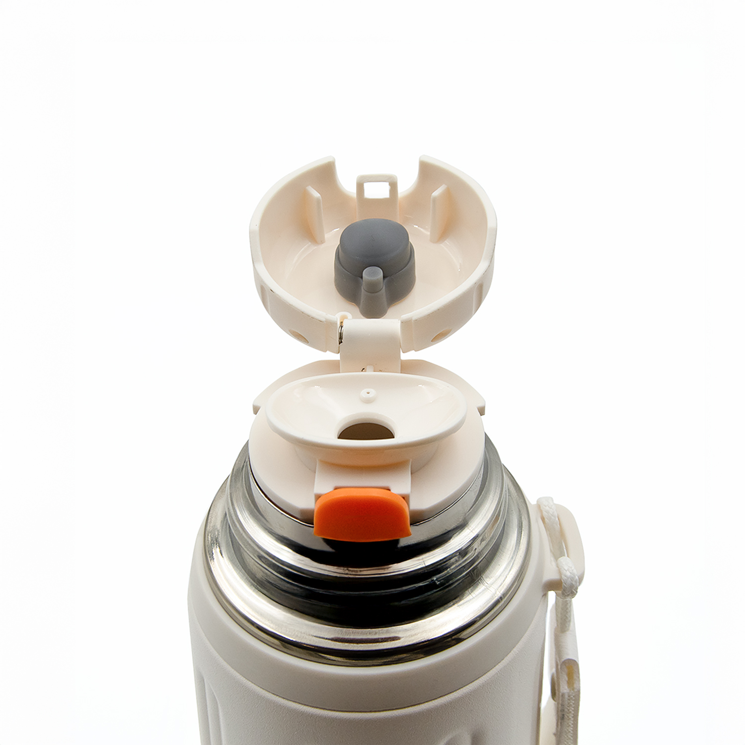 Термос Groove (слоновая кость)-4