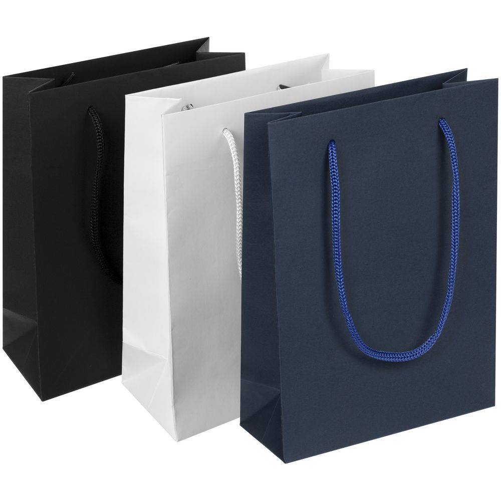 Пакет бумажный Vid S, синий-1