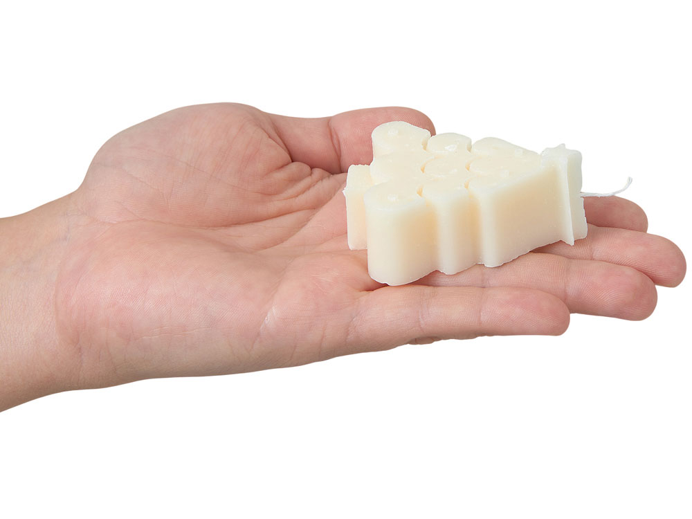 Свеча Елочка, молочный-4