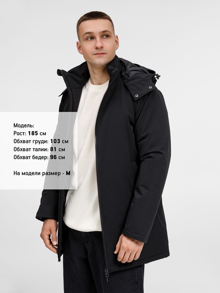 Куртка-парка унисекс Sfera, черная-7