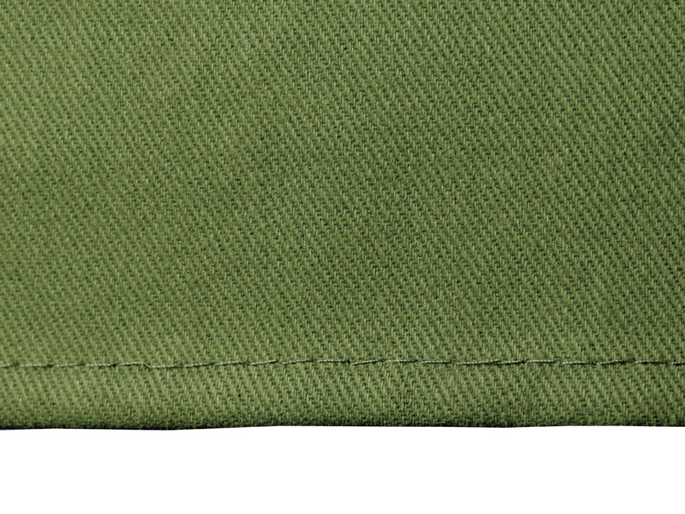 Хлопковый фартук Delight с карманом и регулируемыми завязками, хаки-6