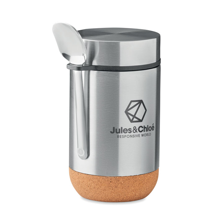 Контейнер 400 мл, тускло-серебряный-3